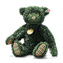 Steiff Green Paper Christmas Teddy Bear